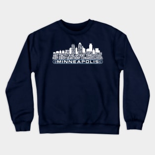 Minnesota Basketball Team 23 Player Roster, Minneapolis City Skyline Crewneck Sweatshirt